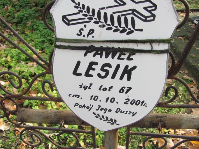 Paweł Lesik 1934 Rawa Mazowiecka - Grobonet - Wyszukiwarka osób pochowanych