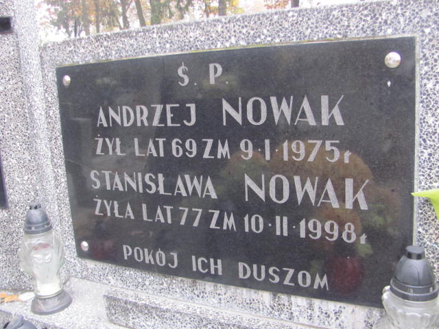 Andrzej Nowak 1907 Rawa Mazowiecka - Grobonet - Wyszukiwarka osób pochowanych