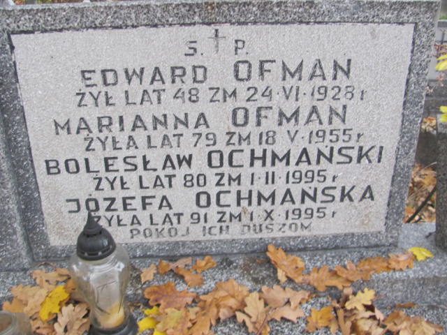 Marianna Ofman Rawa Mazowiecka - Grobonet - Wyszukiwarka osób pochowanych