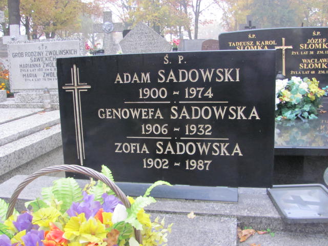 Zofia Sadowska 1902 Rawa Mazowiecka - Grobonet - Wyszukiwarka osób pochowanych