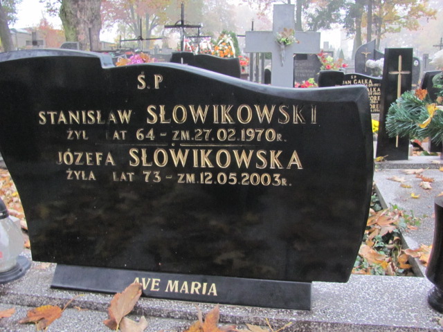 Stanisław Słowikowski 1906 Rawa Mazowiecka - Grobonet - Wyszukiwarka osób pochowanych