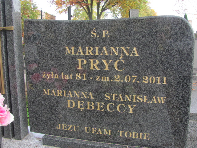 Marianna Pryć 1930 Rawa Mazowiecka - Grobonet - Wyszukiwarka osób pochowanych