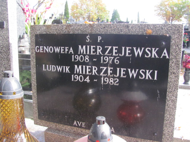 Genowefa Mierzejewska 1908 Rawa Mazowiecka - Grobonet - Wyszukiwarka osób pochowanych