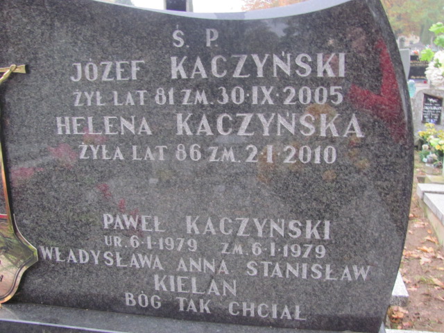 Paweł Kaczyński 1979 Rawa Mazowiecka - Grobonet - Wyszukiwarka osób pochowanych