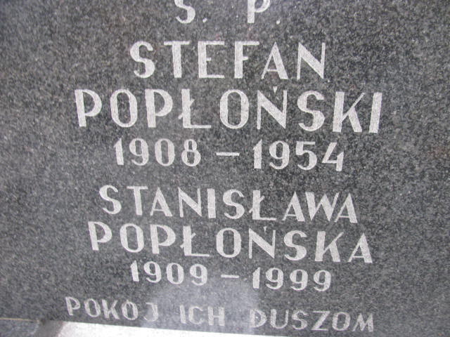 Stefan Popłoński 1908 Rawa Mazowiecka - Grobonet - Wyszukiwarka osób pochowanych