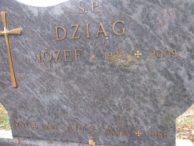 Jan Dziąg 1900 Rawa Mazowiecka - Grobonet - Wyszukiwarka osób pochowanych