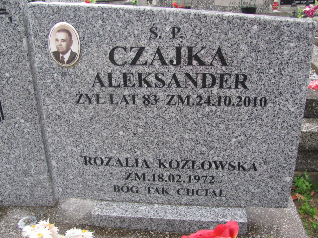 Aleksander Czajka 1927 Rawa Mazowiecka - Grobonet - Wyszukiwarka osób pochowanych