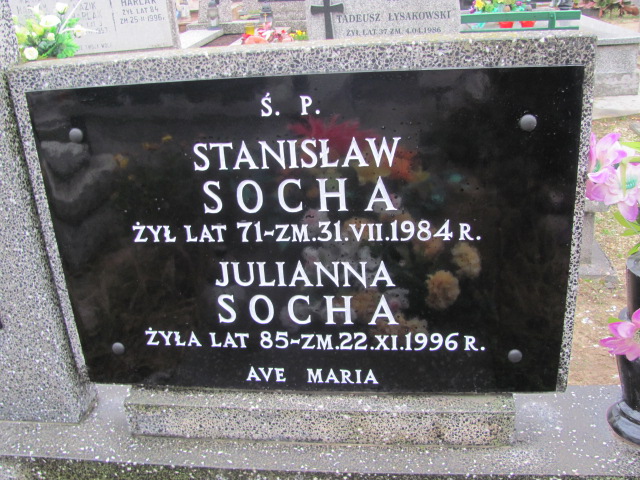 Adam Socha 1938 Rawa Mazowiecka - Grobonet - Wyszukiwarka osób pochowanych