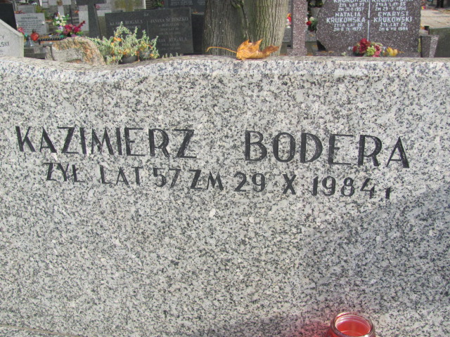 Kazimierz Bodera 1927 Rawa Mazowiecka - Grobonet - Wyszukiwarka osób pochowanych