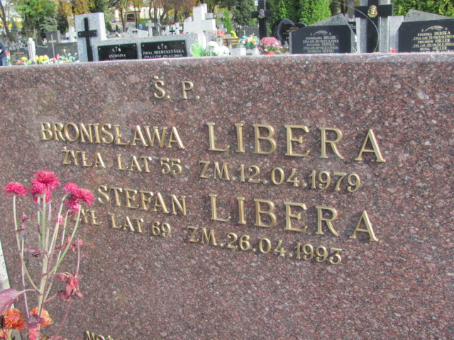 Stefan Libera 1924 Rawa Mazowiecka - Grobonet - Wyszukiwarka osób pochowanych