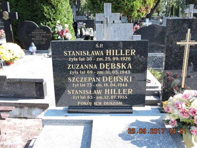 Irena Hiller 1929 Rawa Mazowiecka - Grobonet - Wyszukiwarka osób pochowanych