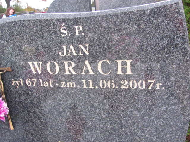 Jan Worach 1940 Rawa Mazowiecka - Grobonet - Wyszukiwarka osób pochowanych