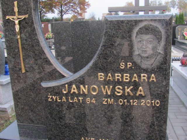 Barbara Janowska 1947 Rawa Mazowiecka - Grobonet - Wyszukiwarka osób pochowanych