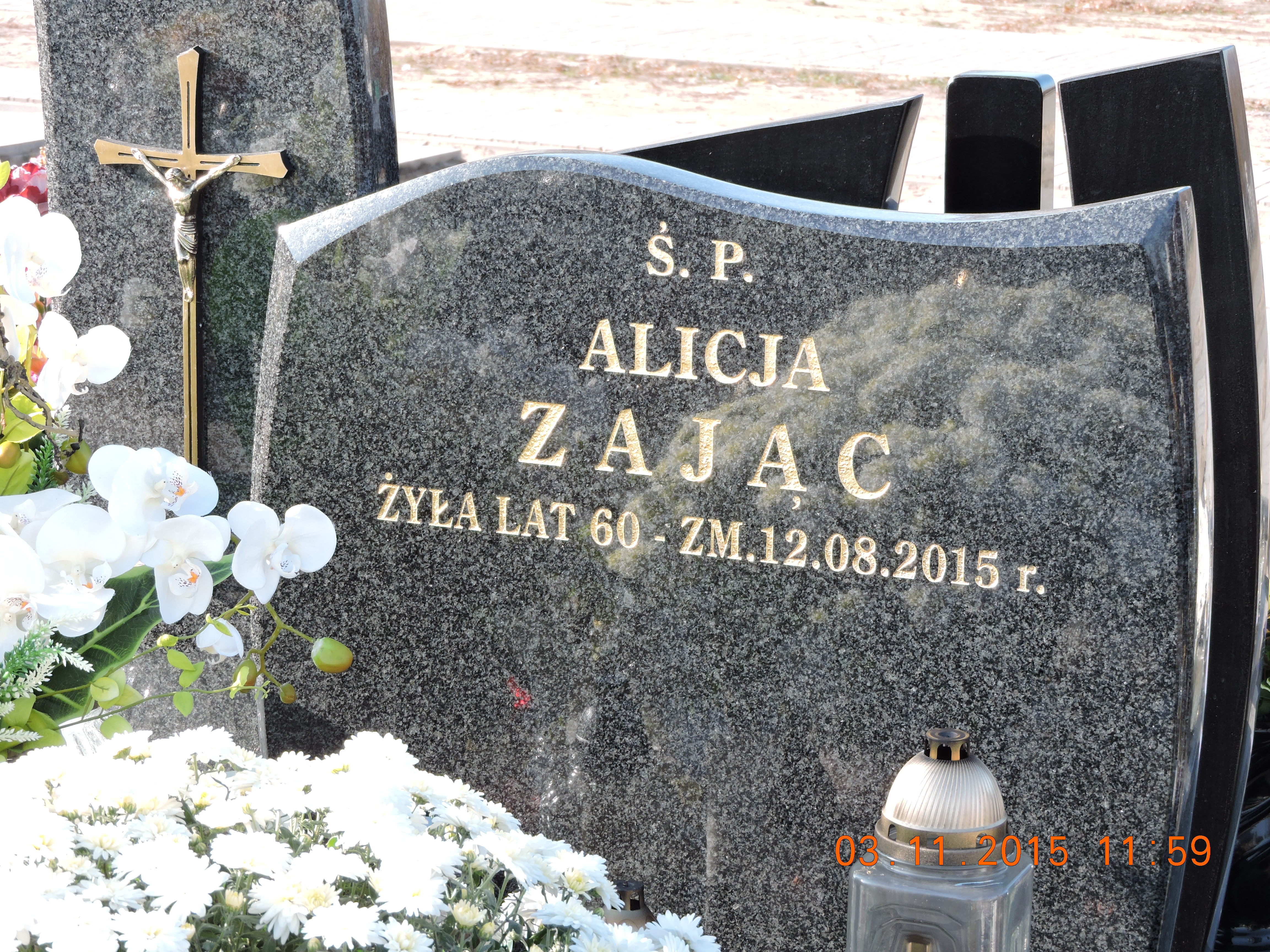 Alicja Zając 1955 Rawa Mazowiecka - Grobonet - Wyszukiwarka osób pochowanych