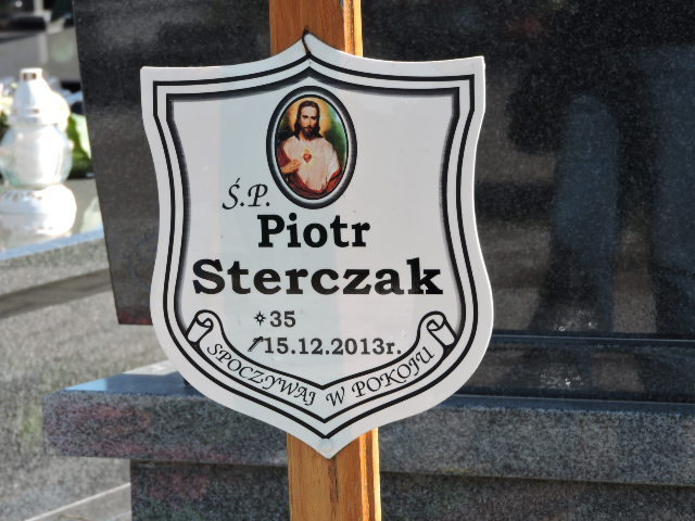 Piotr Sterczak 1978 Rawa Mazowiecka - Grobonet - Wyszukiwarka osób pochowanych