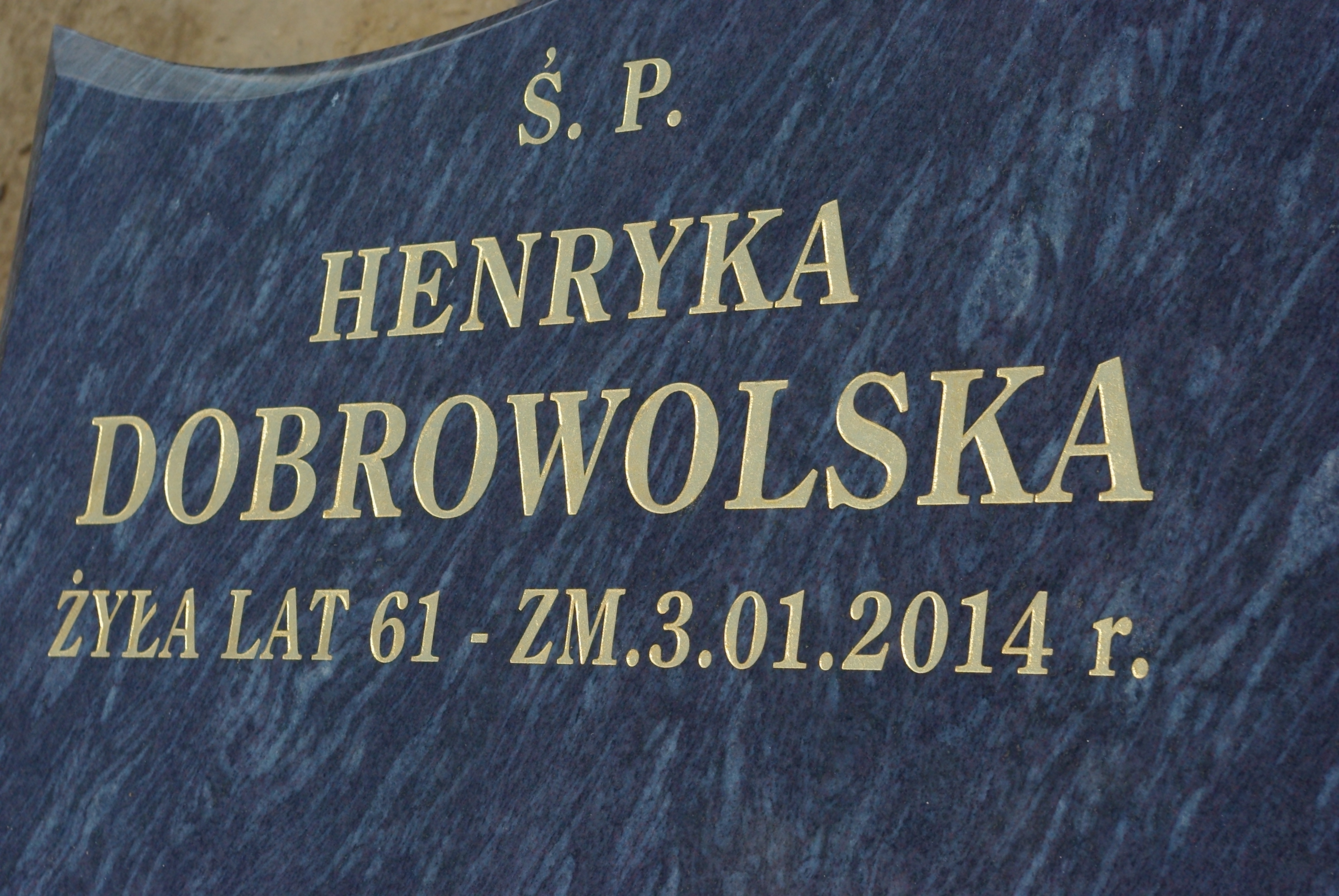 Henryka Dobrowolska 1953 Rawa Mazowiecka - Grobonet - Wyszukiwarka osób pochowanych