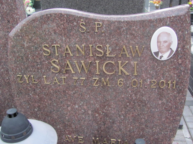 Stanisław Sawicki 1931 Rawa Mazowiecka - Grobonet - Wyszukiwarka osób pochowanych