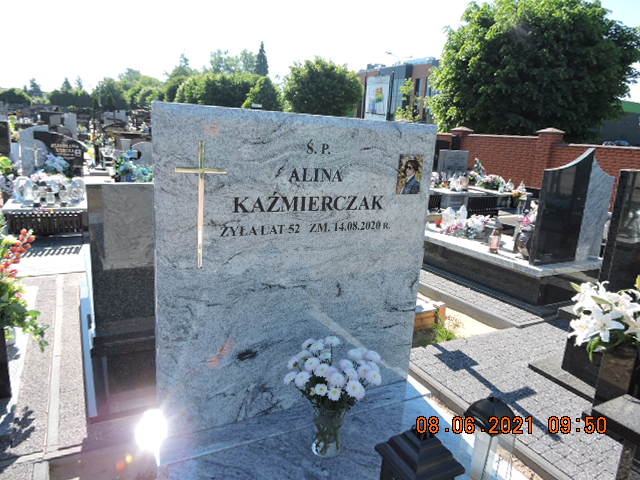 Alina Kaźmierczak 1967 Rawa Mazowiecka - Grobonet - Wyszukiwarka osób pochowanych