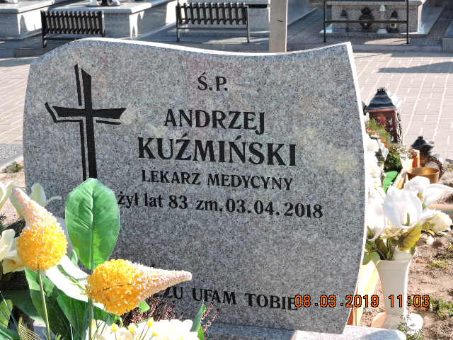 Andrzej Kuźmiński 1935 Rawa Mazowiecka - Grobonet - Wyszukiwarka osób pochowanych