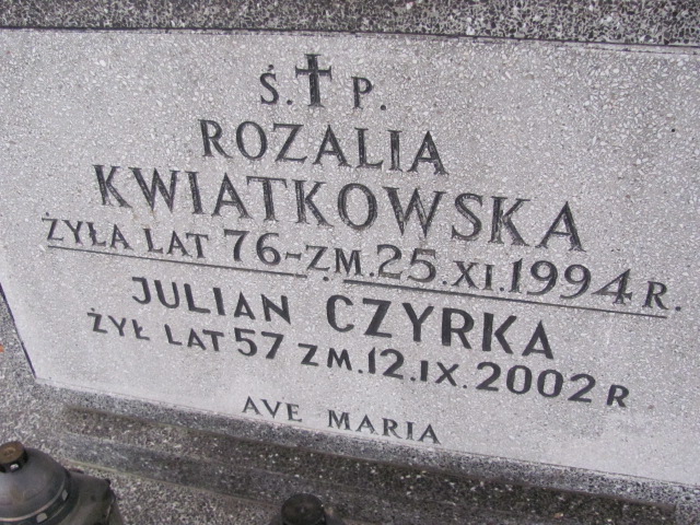 Danuta Kwiatkowska 1955 Rawa Mazowiecka - Grobonet - Wyszukiwarka osób pochowanych