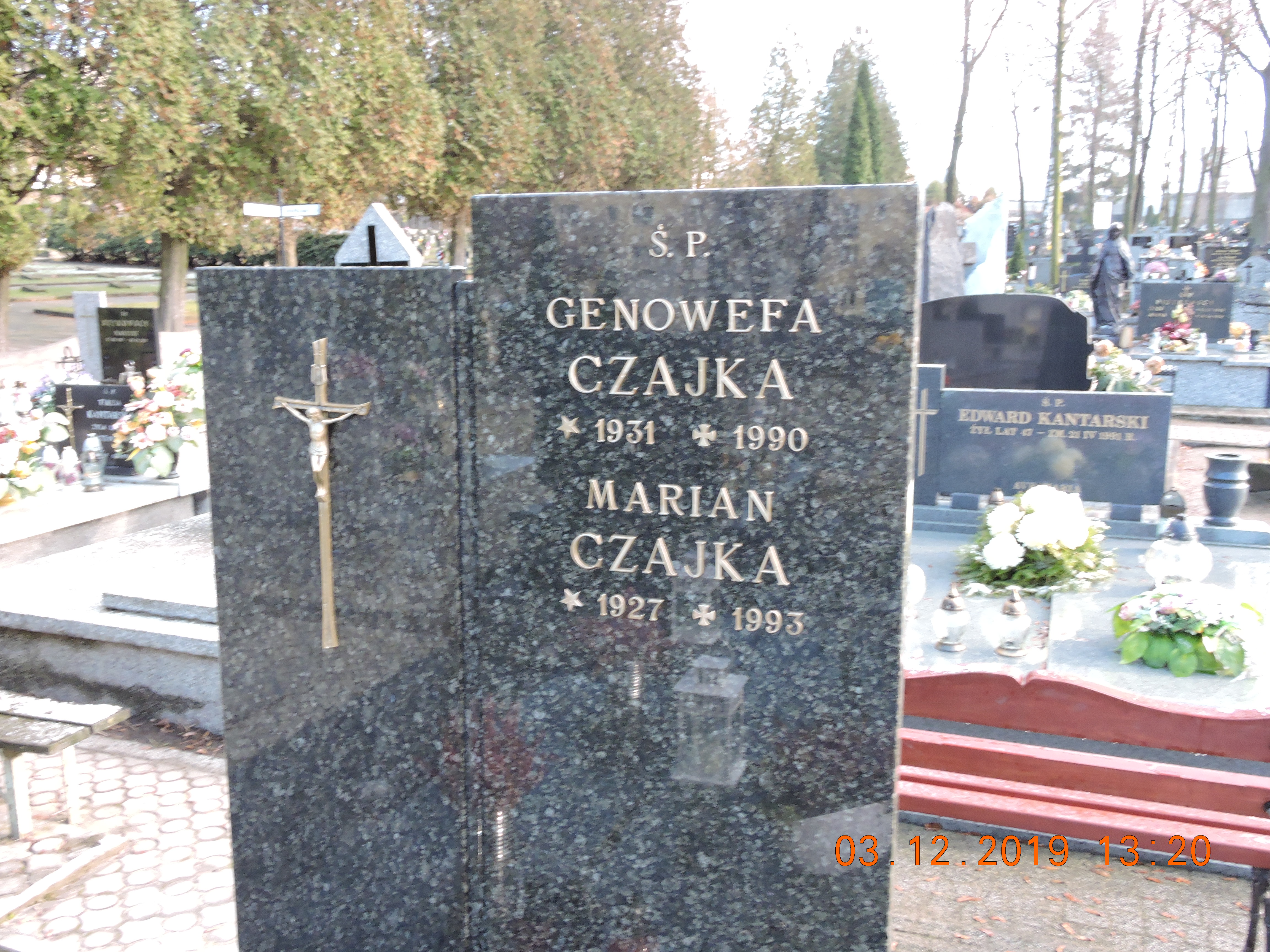 Genowefa Czajka 1931 Rawa Mazowiecka - Grobonet - Wyszukiwarka osób pochowanych