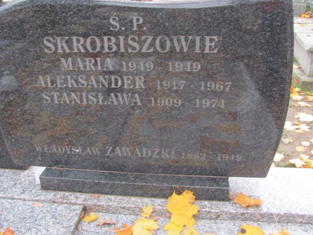 Aleksander Skrobisz 1917 Rawa Mazowiecka - Grobonet - Wyszukiwarka osób pochowanych