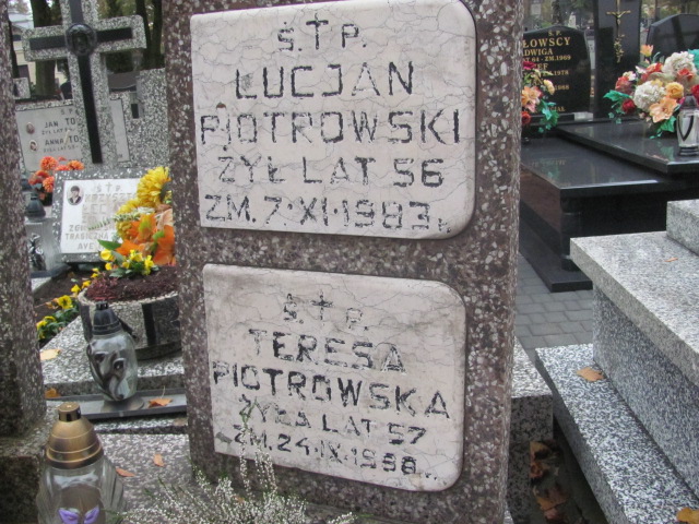 Teresa Piotrowska 1931 Rawa Mazowiecka - Grobonet - Wyszukiwarka osób pochowanych