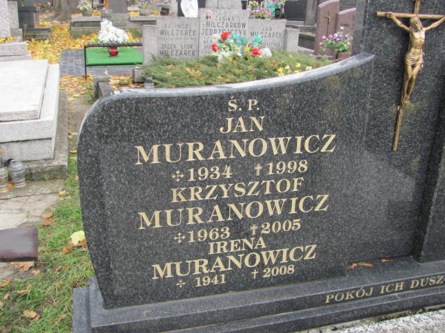 Krzysztof Muranowicz 1963 Rawa Mazowiecka - Grobonet - Wyszukiwarka osób pochowanych