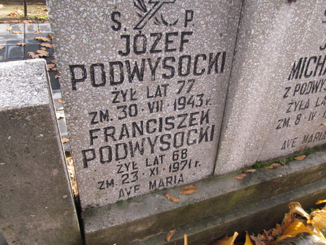 Franciszek Podwysocki 1903 Rawa Mazowiecka - Grobonet - Wyszukiwarka osób pochowanych