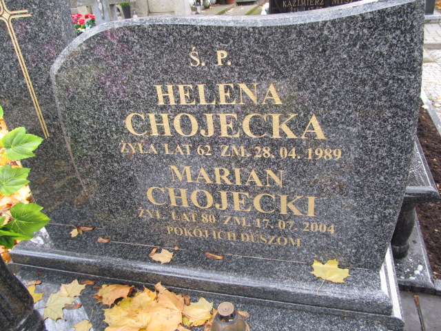 Helena Chojecka 1927 Rawa Mazowiecka - Grobonet - Wyszukiwarka osób pochowanych