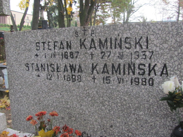 Stanisława Kamińska 1898 Rawa Mazowiecka - Grobonet - Wyszukiwarka osób pochowanych