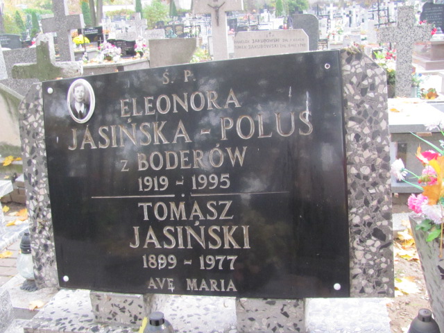 Eleonora Jasińska Polus  1919 Rawa Mazowiecka - Grobonet - Wyszukiwarka osób pochowanych