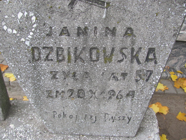 Janina Dzbikowska 1907 Rawa Mazowiecka - Grobonet - Wyszukiwarka osób pochowanych