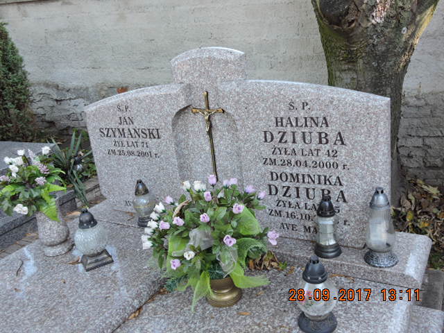 Halina Grażyna Dziuba 1958 Rawa Mazowiecka - Grobonet - Wyszukiwarka osób pochowanych